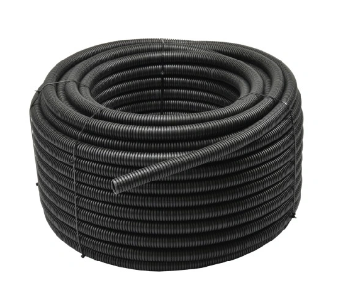 Rura elast. karb. fi25/20mm PCV czarna pilot (50m)